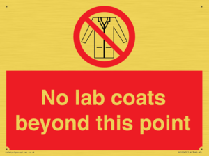 No lab coats beyond this point